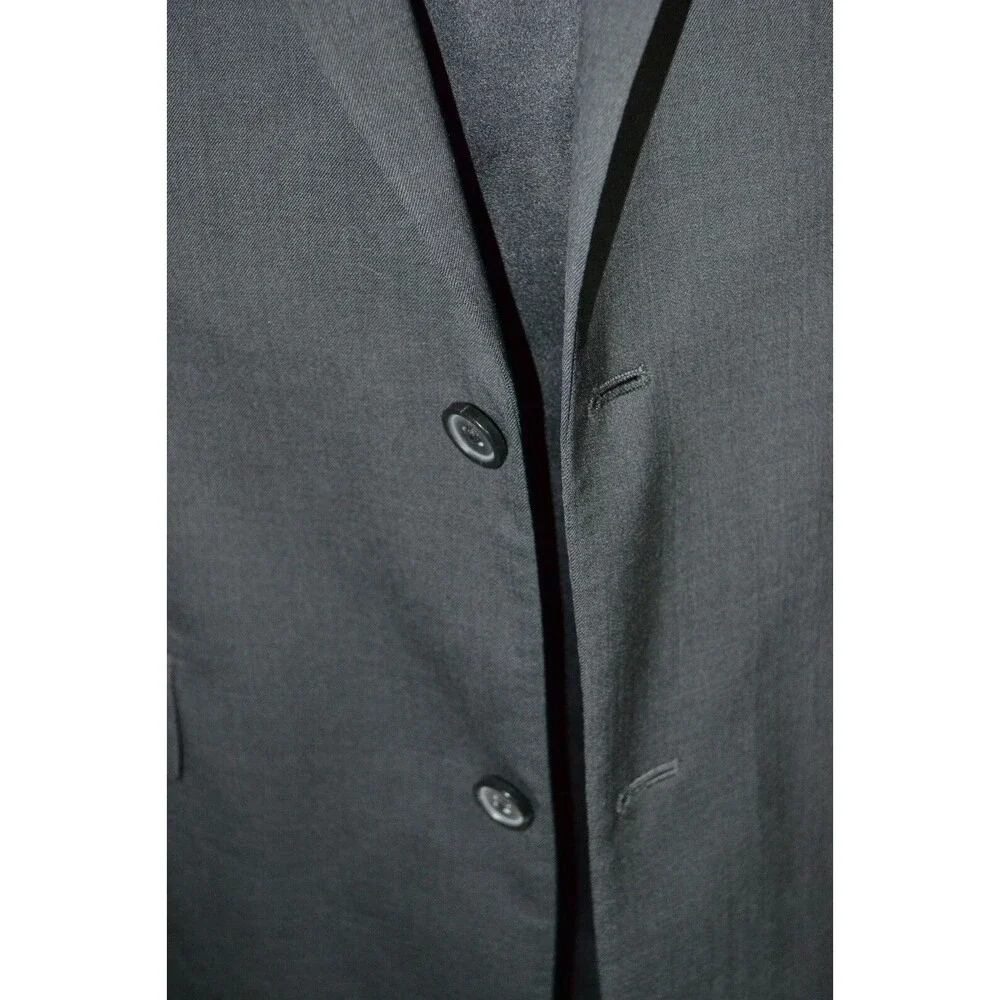 Banana Republic Blazer Mens 42R Gray Marzotto Wool Sport Coat‎ 2 Button Jacket